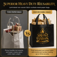 Black Christmas Non Woven Gift Tote Bag Holiday Present Packaging Bag