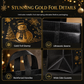 Black Christmas Non Woven Gift Tote Bag Holiday Present Packaging Bag