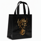 Black Christmas Non Woven Gift Tote Bag Holiday Present Packaging Bag