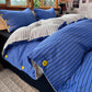 Premium Cozy Reversible Striped Bedding Set