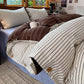 Premium Cozy Reversible Striped Bedding Set