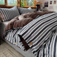 Premium Cozy Reversible Striped Bedding Set