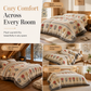 ⏳Limited-time 50% off⏰🛌 Double-Sided Sherpa Fleece Comforter – Thick Warm Winter Quilt, Soft Velvet Feel | Cozy Bedroom Bedding for Ultimate Comfort❄️