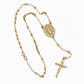 ✝️ LIMITED‑TIME 50% OFF! ✨ Retro Gold Tone Virgin Mary Crucifix Necklace – Vintage, Elegant, Daily‑wear 💛