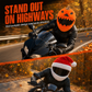Funny Plush Motorcycle Helmet Cover Universal Fit Cartoon and Holiday Protective Sleeve for Christmas Halloween Outdoor Riding