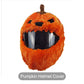 Funny Plush Motorcycle Helmet Cover Universal Fit Cartoon and Holiday Protective Sleeve for Christmas Halloween Outdoor Riding