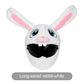 Funny Plush Motorcycle Helmet Cover Universal Fit Cartoon and Holiday Protective Sleeve for Christmas Halloween Outdoor Riding