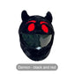 Funny Plush Motorcycle Helmet Cover Universal Fit Cartoon and Holiday Protective Sleeve for Christmas Halloween Outdoor Riding
