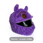 Funny Plush Motorcycle Helmet Cover Universal Fit Cartoon and Holiday Protective Sleeve for Christmas Halloween Outdoor Riding