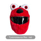 Funny Plush Motorcycle Helmet Cover Universal Fit Cartoon and Holiday Protective Sleeve for Christmas Halloween Outdoor Riding