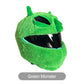 Funny Plush Motorcycle Helmet Cover Universal Fit Cartoon and Holiday Protective Sleeve for Christmas Halloween Outdoor Riding