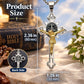 Men's Stainless Steel Vintage Cross Pendant Necklace