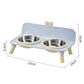 🐶🥣 Elevated Detachable Pet Double Bowls | Raised Feeder for Dogs & Cats