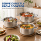 High Borosilicate Glass Soup Pot Heat Resistant Transparent Stew Cookware with Double Handles