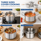 High Borosilicate Glass Soup Pot Heat Resistant Transparent Stew Cookware with Double Handles