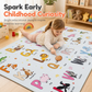 Skin Friendly Crystal Velvet Cartoon Kids Area Rug Durable Bedside Floor Mat for Living Room and Childrens Room