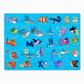 Skin Friendly Crystal Velvet Cartoon Kids Area Rug Durable Bedside Floor Mat for Living Room and Childrens Room