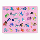Skin Friendly Crystal Velvet Cartoon Kids Area Rug Durable Bedside Floor Mat for Living Room and Childrens Room