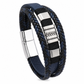 ⌚ 50% OFF! ✨ Men's Retro Leather Bracelet – Square Wheat Pattern, Premium PU Leather & Braided Cords, Effortless Magnetic Alloy Clasp – Rugged Yet Refined Everyday Style for Modern Men 🖤