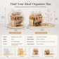 Transparent Plastic Rotating Makeup Organizer