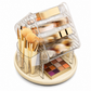 Transparent Plastic Rotating Makeup Organizer