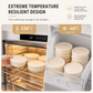 Portable Microwave Safe Bento Lunch Box White Food Preservation Container for Office Workers and Outdoor Picnic