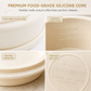 Portable Microwave Safe Bento Lunch Box White Food Preservation Container for Office Workers and Outdoor Picnic