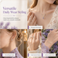 Lavender Manor Purple Zircon Butterfly Jewelry Set with Adjustable Open Ring and Earrings