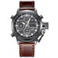 ✨⌚Vintage Dual-Display Waterproof Mechanical Watch