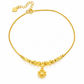 ⏳Limited-time 50% off💥Women Double Layer Gold Tone Heart Charm Anklet with Small Beads Foot Jewelry Gift