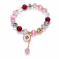 Fashion Purple Crystal Beaded for Women with Sparkling Star Zircon Charm
