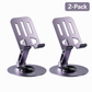 📢📢50% OFF !! ⏰All Metal Desktop Phone and Tablet Stand 360 Degree Rotating Foldable Holder for Live Streaming