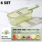 Küche Multifunktionales Gemüse- und Fleischschnitte Set Set Set Set