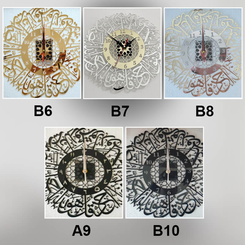 Acrylic Mirror Decorative Clock（50% OFF）