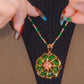 Lucky Flower Cat's Eye Stone ketting