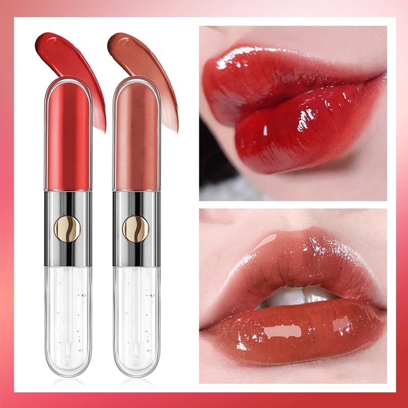 Dual Liquid Lip Color-Lip Gloss & Lip Oil