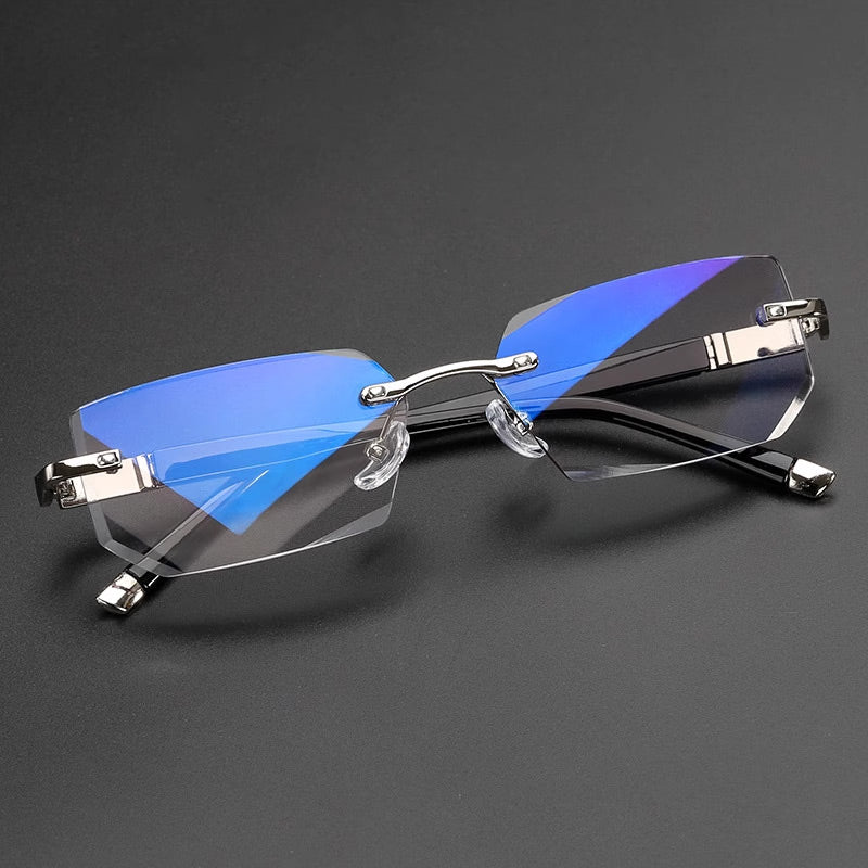 Blue Light Blocking Rimless Reading Glasses for Presbyopia – gotysles