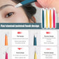 Ensemble de pincettes à sourcils en acier inoxydable polyvalent
