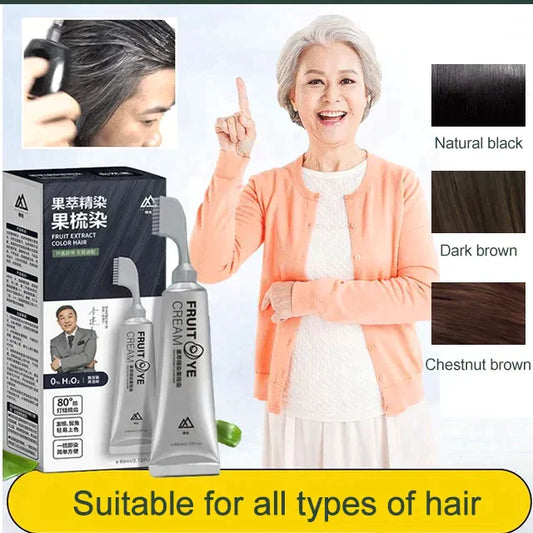 🔥Hot Sale🔥Fruit Essence Hair Dyeing Comb（50% OFF）