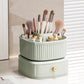 Dubbele roterende make -upborstel Organisator （50% korting）