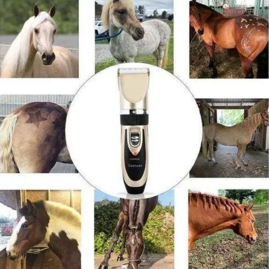 Low Noise Horse Cordless Clipper Kit（Buy 1 Get 9 Accessories Free）