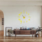 Moderne DIY Punch-Free Wall Clock