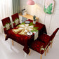 Nappe de Noël décorations de couverture de chaise