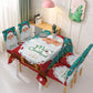 Nappe de Noël décorations de couverture de chaise
