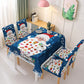 Nappe de Noël décorations de couverture de chaise
