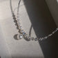 Niche Design Crushed Silver Pearl Necklace（50% OFF）