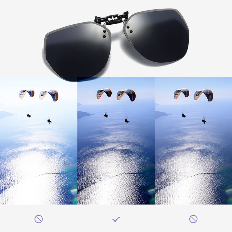 Clip-on Flip Up Metal Sunglasses Clip（50% OFF）