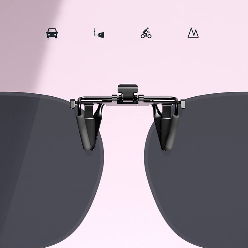 Clip-on Flip Up Metal Sunglasses Clip（50% OFF）