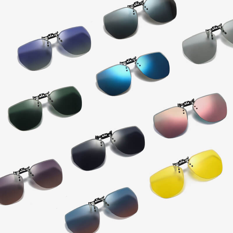 Clip-on Flip Up Metal Sunglasses Clip（50% OFF）