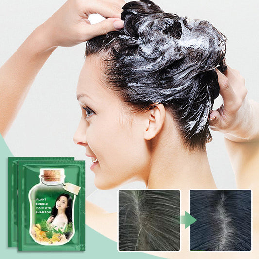 【Christmas Gift】 10PCS Plant Bubble Hair Dye Shampoo（50% OFF）